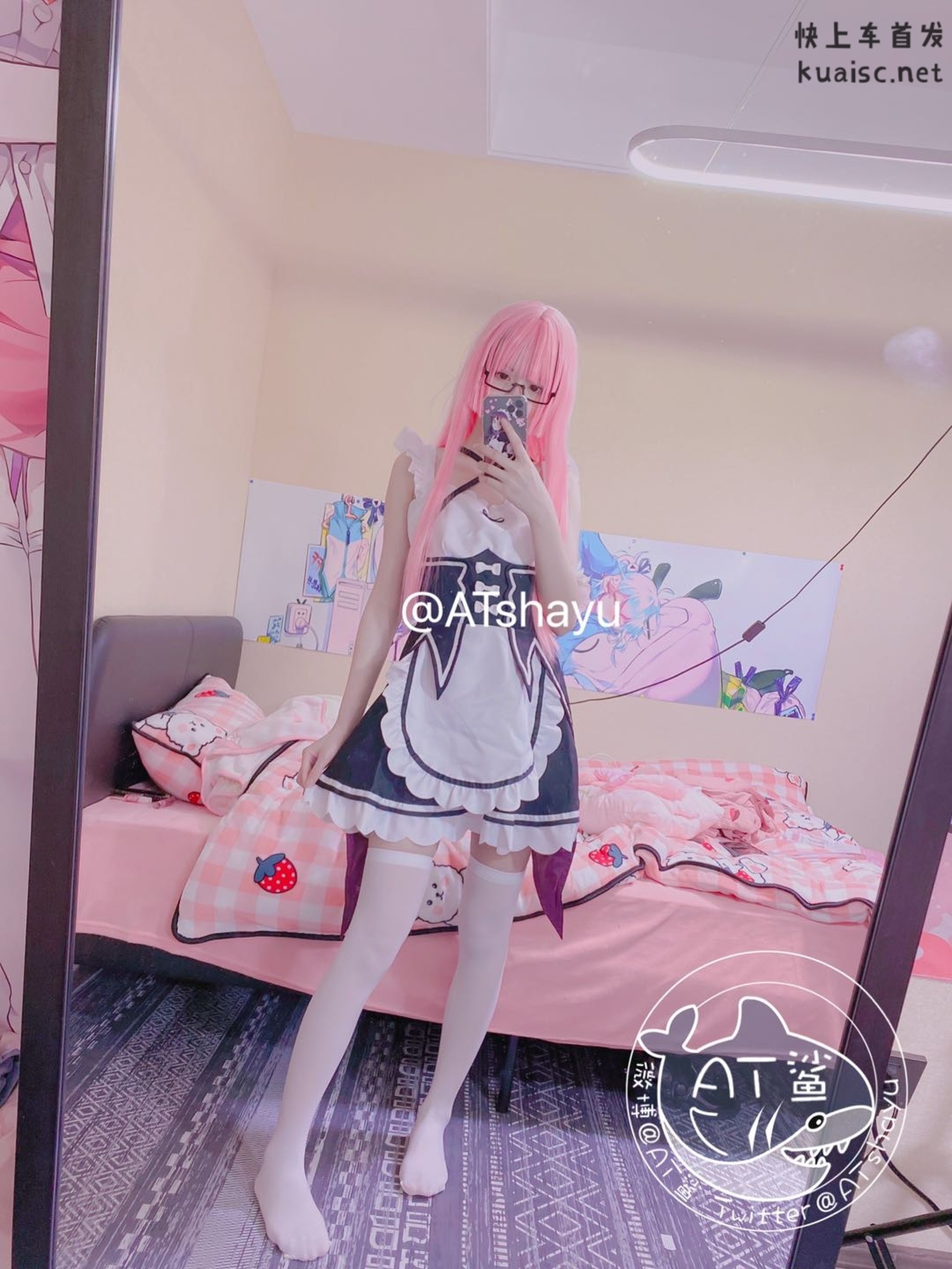 图片[1]-AT鲨 – NO.024 白丝女仆[29P]-XikXak